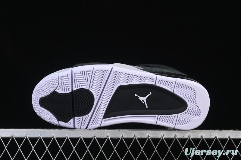 Nike Air Jordan 4 Retro Basketball Shoes with Fear Pack Design - FQ8138-002