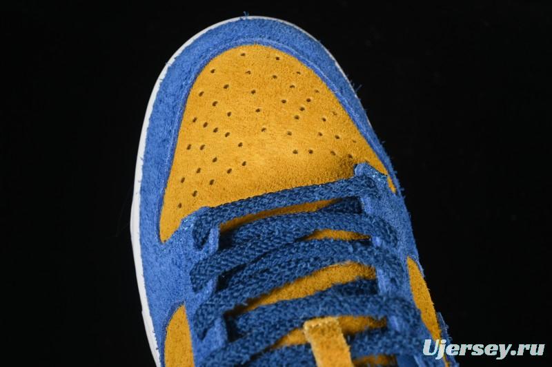 Nike Dunk Low Panda Blue Orange Low-Top Casual Skate Shoes - IH7648-700