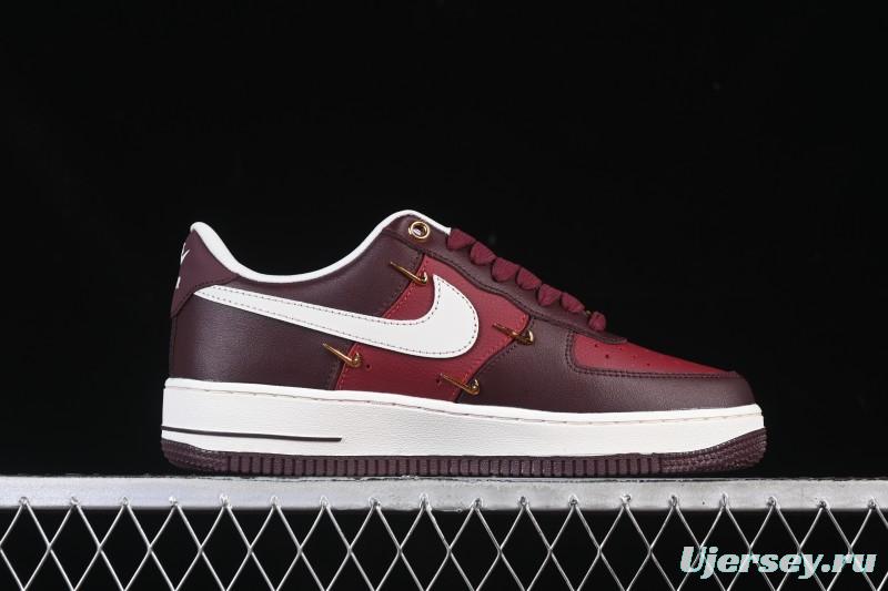 Nike Air Force 1'07 Low Casual Sneakers with Full-Length Air Cushion - IR0485-611