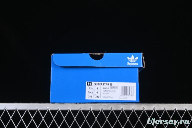 Adidas Originals Superstar II Casual Sneakers with Shell Toe Design - KJ4210