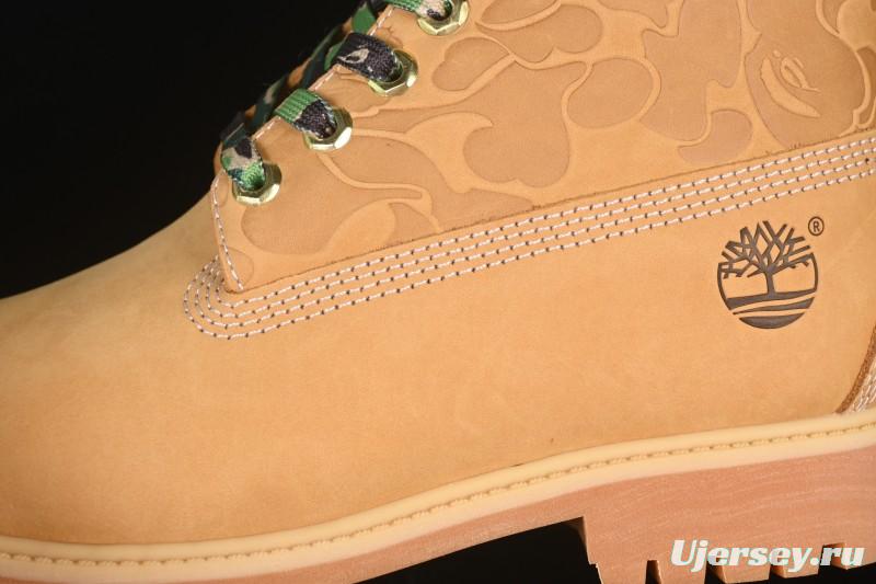 Timberland Bape Undefeated Triple Collaboration Limited Edition Waterproof Boots - TB0A1R7Y231