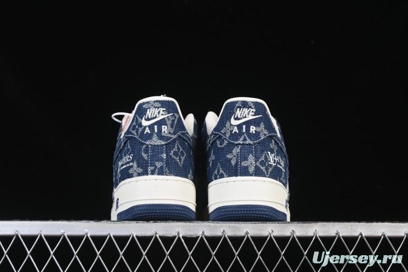 Nike Air Force 1 '07 Low LV Collaboration White Blue Casual Sneakers - YF9511-811