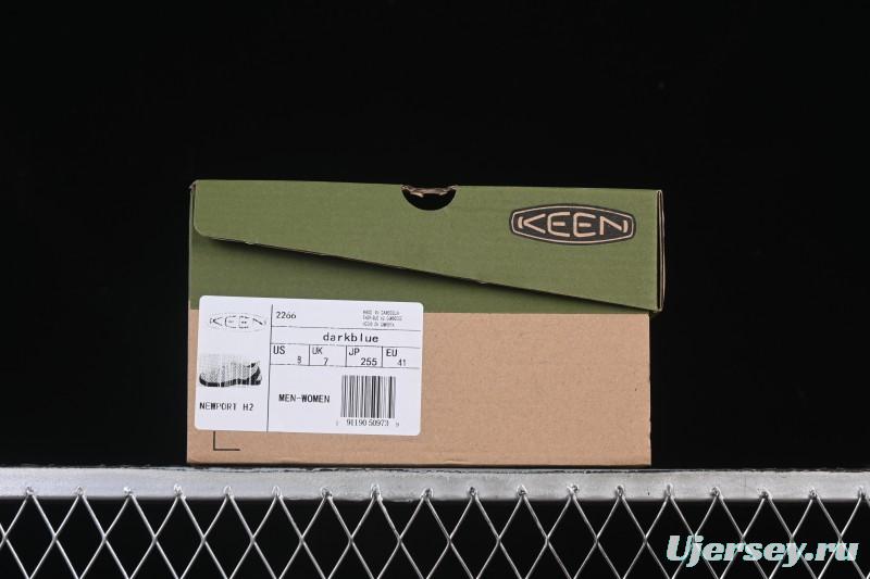 Keen Jasper Japanese Street Retro Outdoor Shoes - 2266 Darkblue