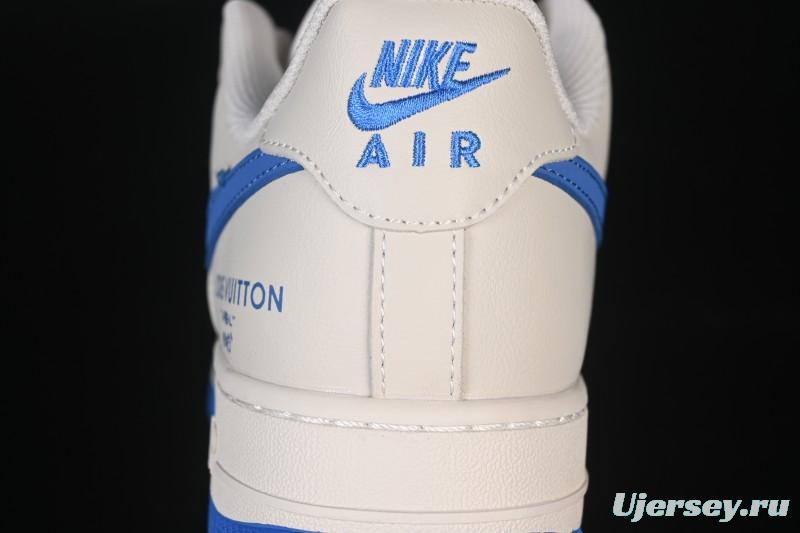 Nike Air Force 1 '07 Low LV Collaboration Mesh Panel Light Blue Low-Top Casual Sneakers - QW5836-025