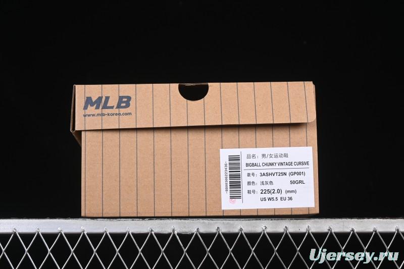 Adidas NY MLB Bigball Chunky Vintage Cursive Height-Increasing Platform Sneakers - 3ASHVT25N50GRL