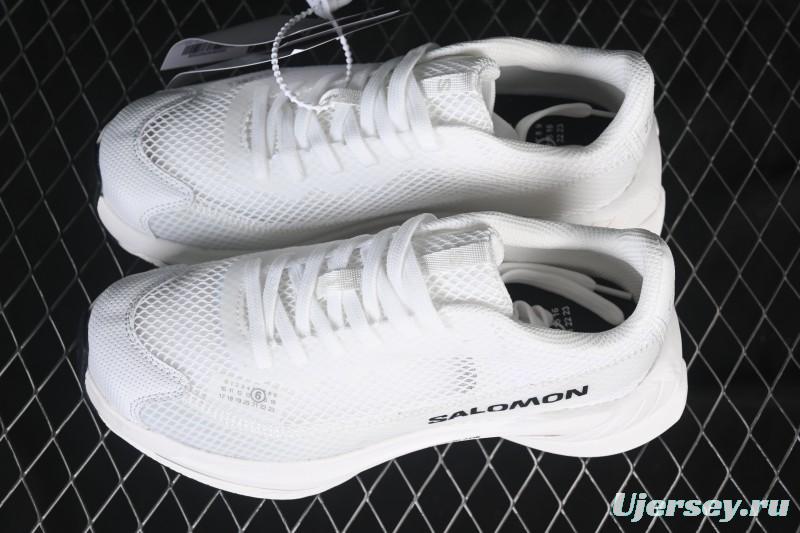Maison Margiela MM6 x Salomon Spectur Low-Top Lace-Up Casual Lifestyle Shoes in White - AJE5