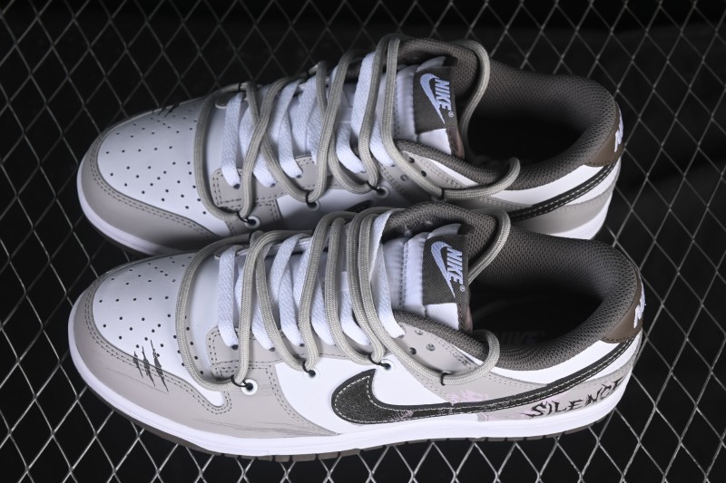 Nike SB Dunk Low Just Do It Anniversary Custom Low-Top Skate Shoes HF5441-111