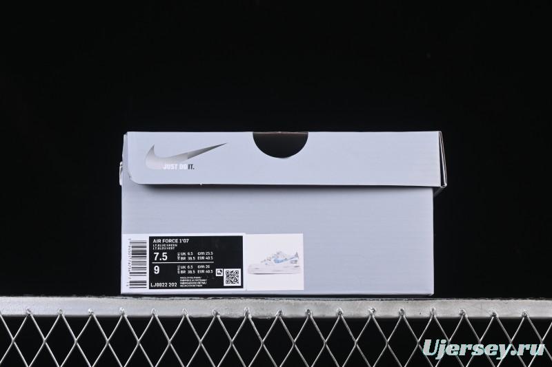 Nike Air Force 1'07 Low Grey Tune Era Hand-Painted Graffiti Casual Sneakers - LJ8822-202