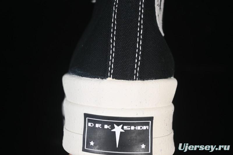Rick Owens Drkshdw Converse Chuck 70 High Top Platform Casual Canvas Shoes - A06754C