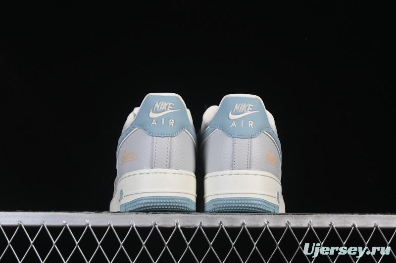 Nike Air Force 1'07 Low Gucci Collaboration Gray Blue Casual Sneakers - YF9511-800