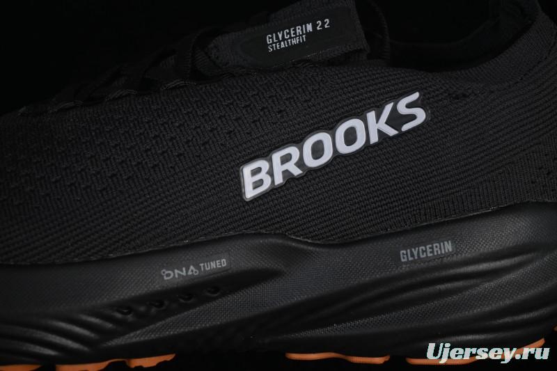 Brooks Glycerin Stealthfit 22 Cushioned Marathon Nitrogen Running Shoes - 1104481D072