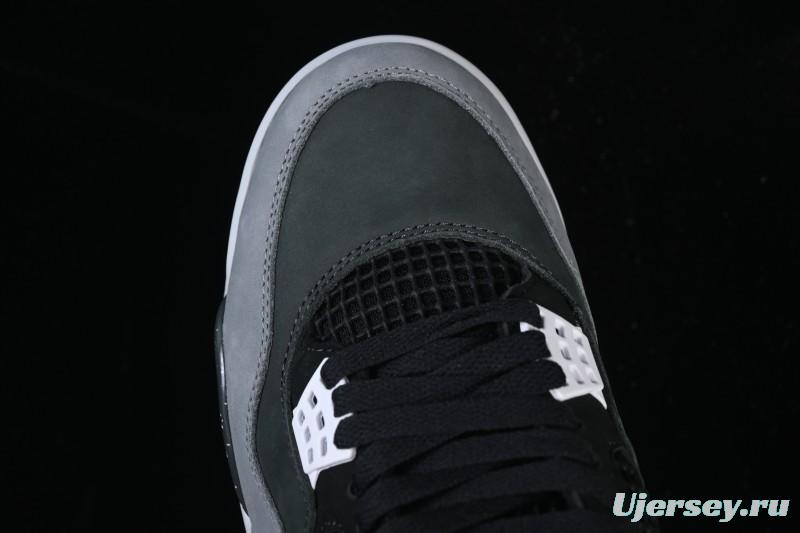 Nike Air Jordan 4 Retro Basketball Shoes with Fear Pack Design - FQ8138-002