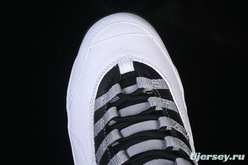 Nike Air Jordan 10 Retro Light Steel Grey Basketball Shoes - HJ6779-104