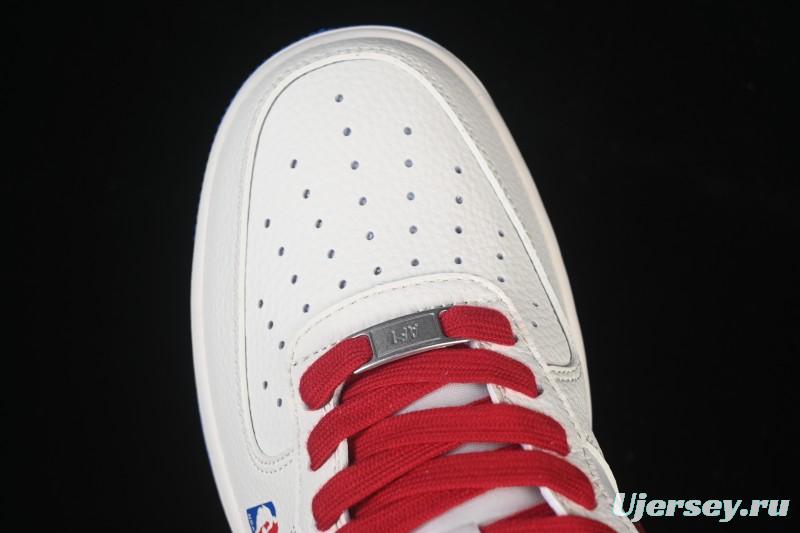 Nike Air Force 1 '07 Low NBA Collaboration Clippers Blue Red Casual Sneakers - QW5606-274