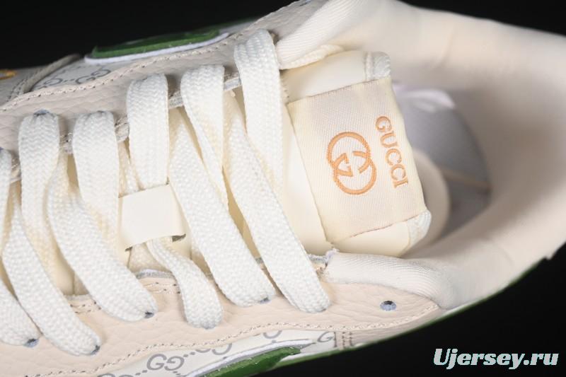 Nike Air Force 1 '07 Low Gucci Collaboration White Brown Green Casual Sneakers - YF9511-804