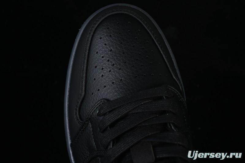 Nike Air Jordan 1 Low AJ1 Black White Canvas Patch Low Top Casual Basketball Shoes - HV5968-001