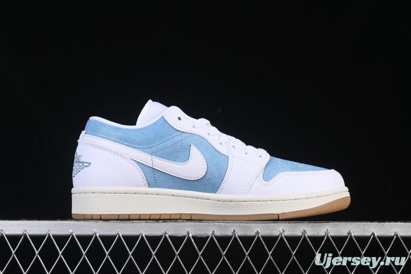 Nike Air Jordan 1 Low Denim Retro Basketball Shoes - HQ2004-400