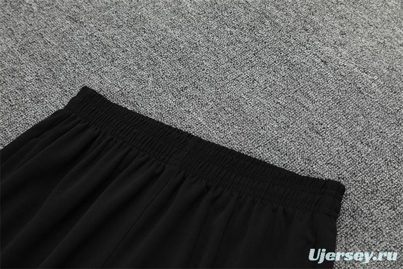 25/26 Feyenoord Red Black Camouflage Half Zipper Jacket+Long Pants