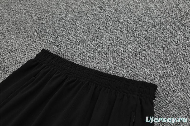 Player Version 25/26 Liverpool Green AD on Both Sleeves Half Zipper Jacket+Long Pants