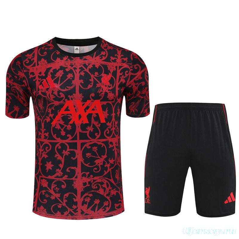25/26 Liverpool Red Camouflage Short Sleeve Jersey+Shorts with XS
