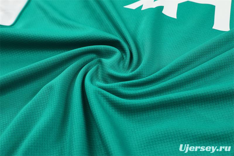 25/26 Liverpool Green Short Sleeve with XS Short Sleeve Jersey+Shorts