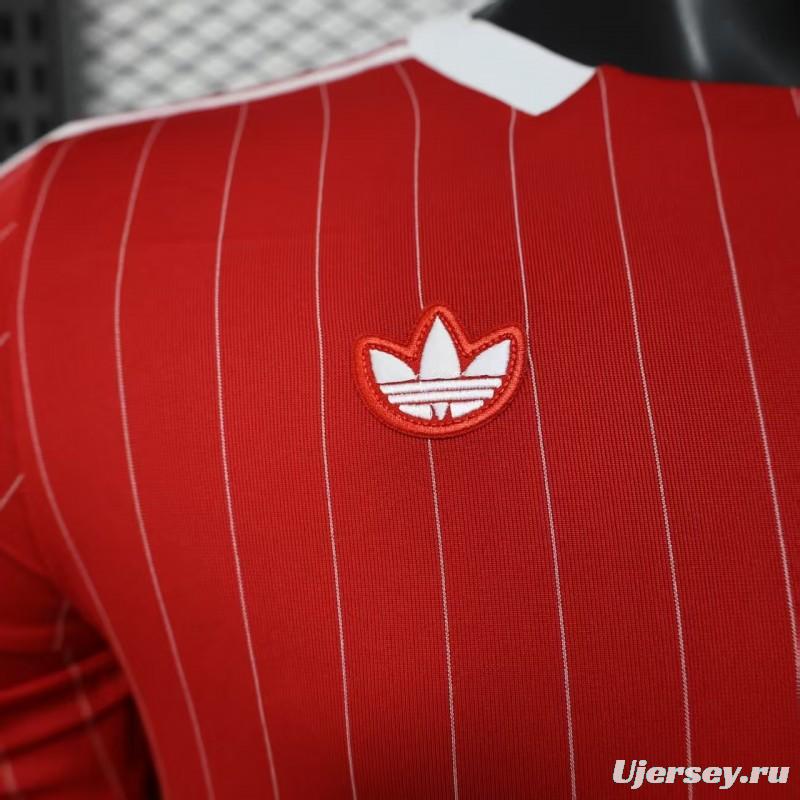 Player Version 25/26 Manchester United Red Adidas Original Casual Jersey