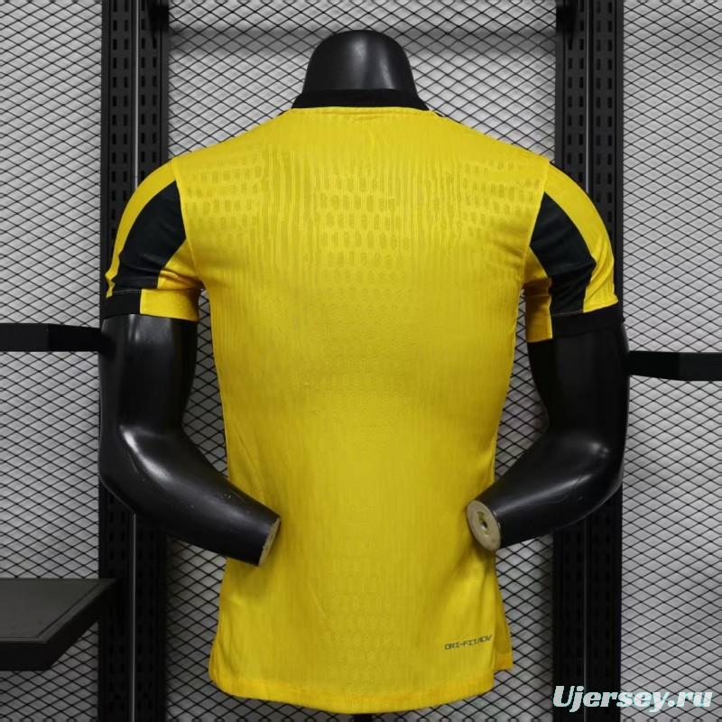 Player Version 25/26 Al Ittihad Home Jersey With New Sponsor