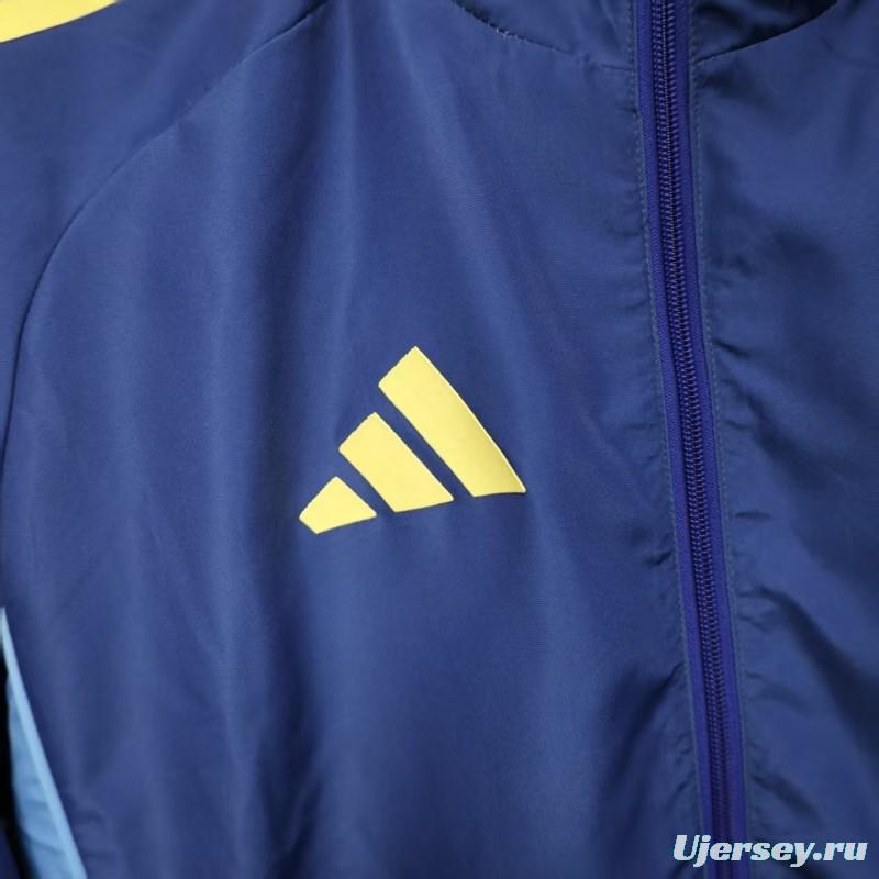 25/26 Club America Blue Windbreaker (with Inner Lining)