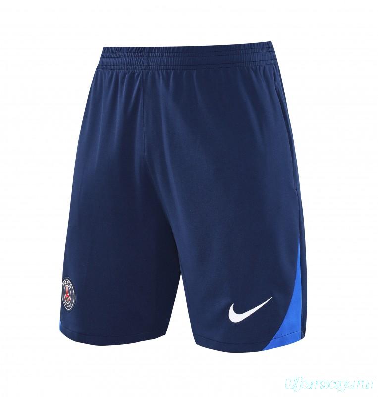 25/26 PSG Red/Blue Vest Jersey+Shorts