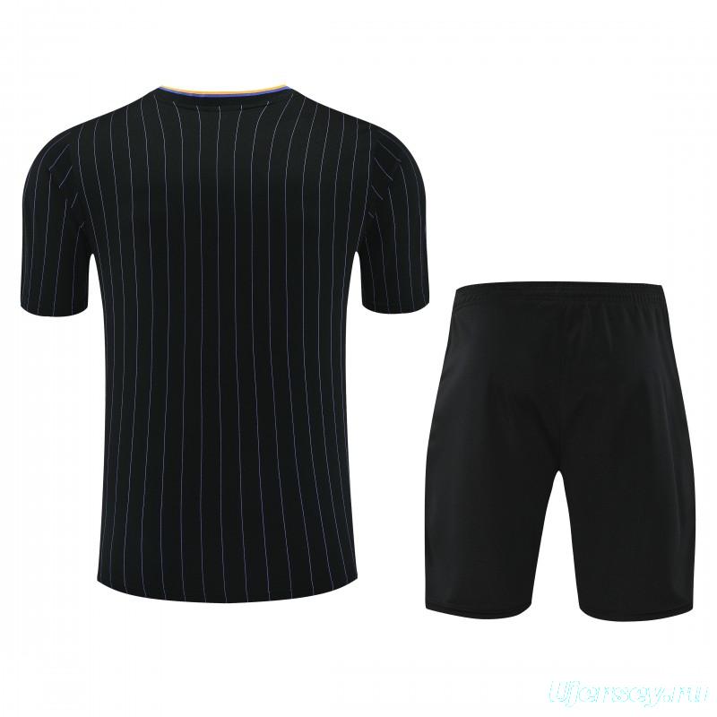 25/26 Manchester United Wine Short Sleeve Jersey+Shorts