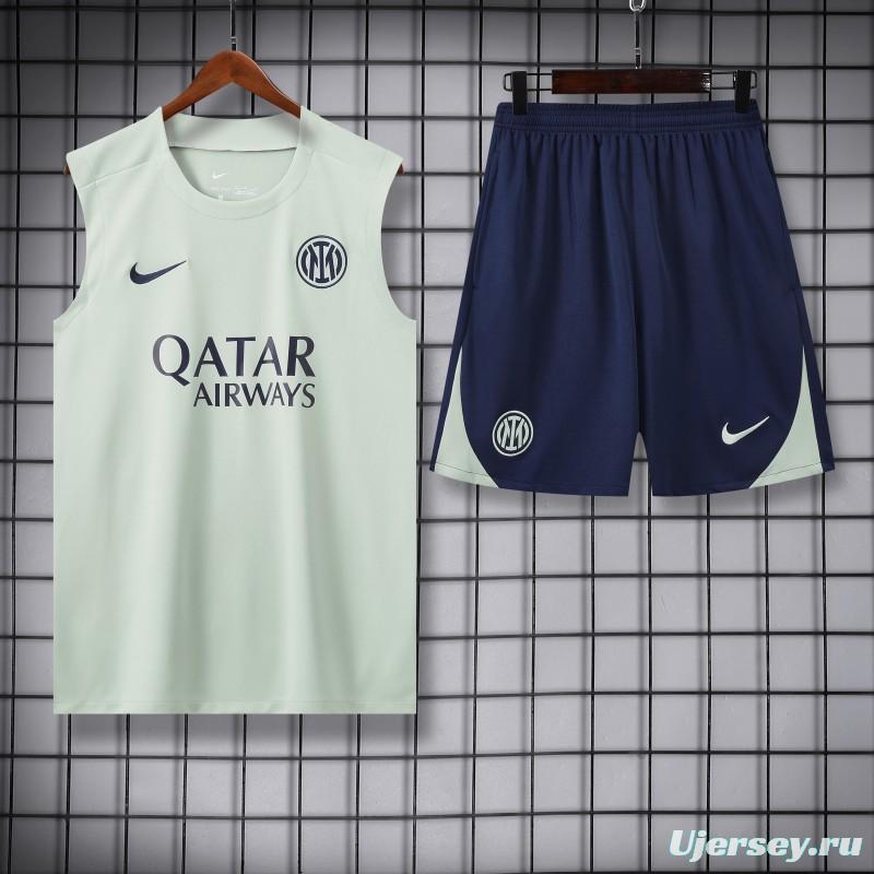25/26 Chelsea Light Green Vest Jersey+Shorts