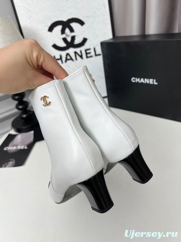 Chanel 2025/SS Double C Heel Fashion Boots - LY00370/LY00400