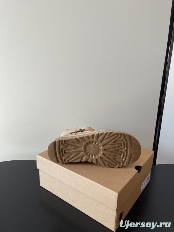 UGG 4512 Latest Buckle Flat Sole Premium Wool Anti-Slip Snow Boots - AS00290