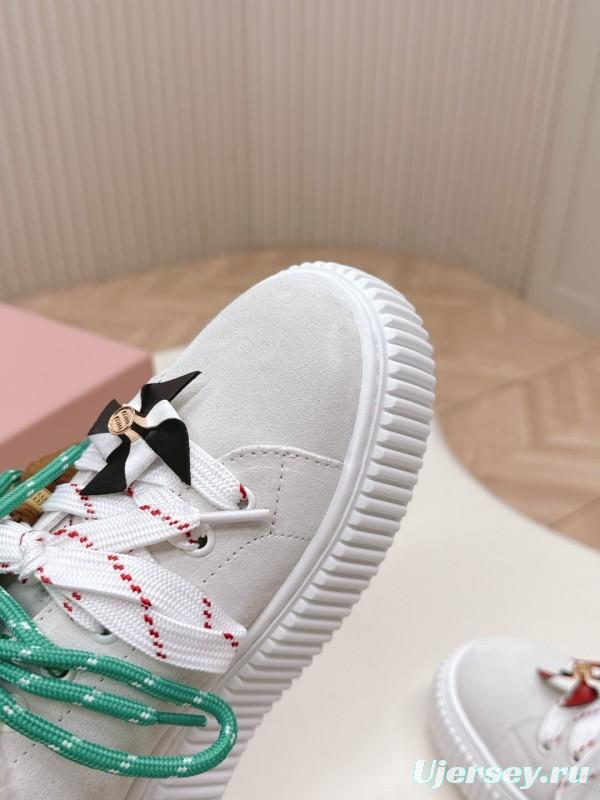 MIUMIU 3D Embroidered Platform Casual Shoes - LY00320/LY00340