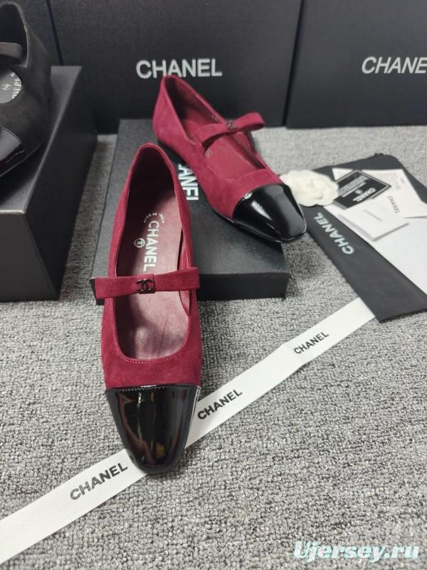 Chanel Classic Slingback Bow Flats - LY00290