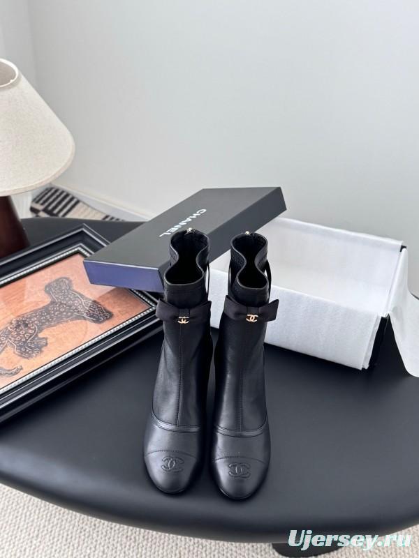 Chanel 2025 SS New Bow Ankle Boots - LY00