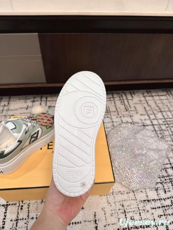 Fendi Match Series Platform Sneakers - KFY00320