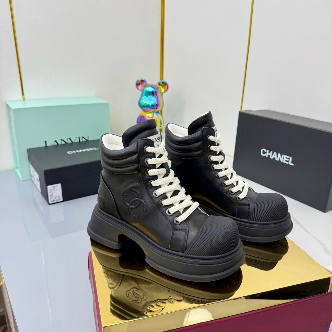 Chanel 2025 SS Short Boots Essential Fall Winter Heavy Duty Style - LY00400