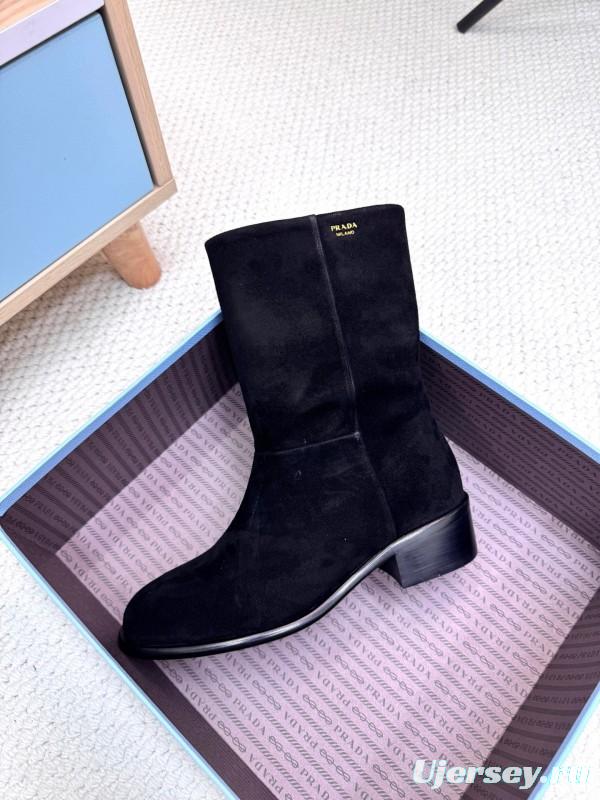 Prada 2025 SS Mid Boots - LY0370