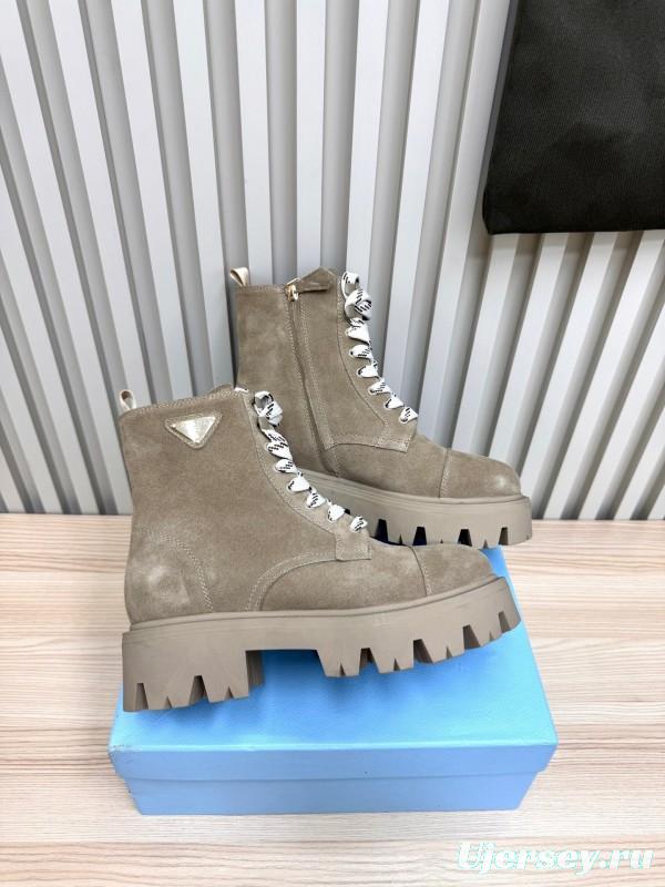 Prada 2025 SS Platform Martin Boots - LY0350