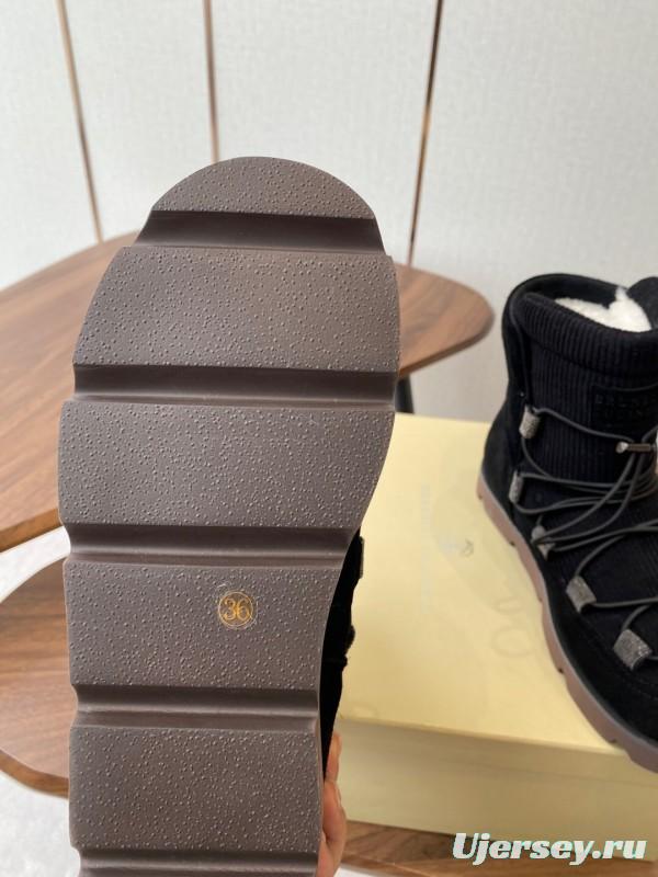 Brunello Cucinelli Open Walk Ankle Boot Winter Snow Boots - AS00410