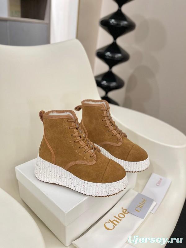 Chloe 2025 SS New Snow Boots with Lightweight Rubber Sole - LY00350