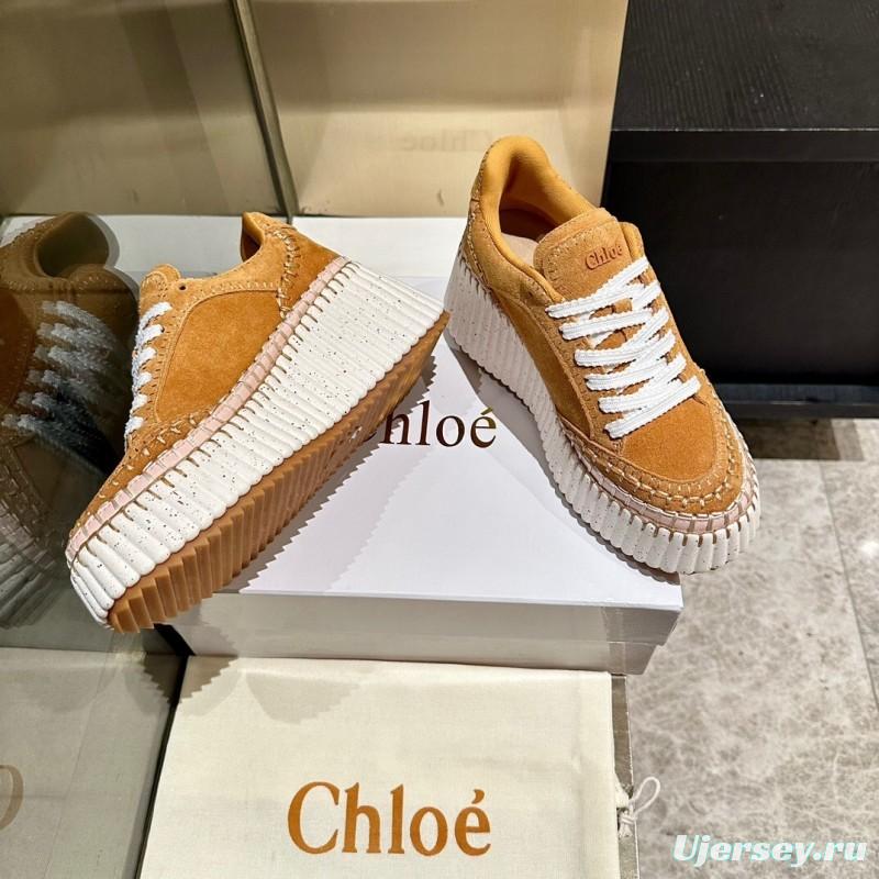 Chloe 2025/SS Hand-Stitched Casual Shoes - LY00350