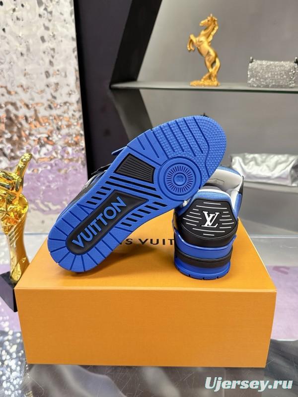 Louis Vuitton Trainer Series Couple Casual Sneakers Skate Shoes - AS00400