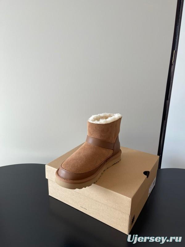 UGG 4512 Flat Buckle Ultra Wool Anti-Slip Snow Boots - AS00290