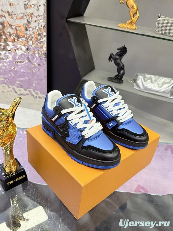 Louis Vuitton Trainer Series Couple Casual Sneakers Skate Shoes - AS00400