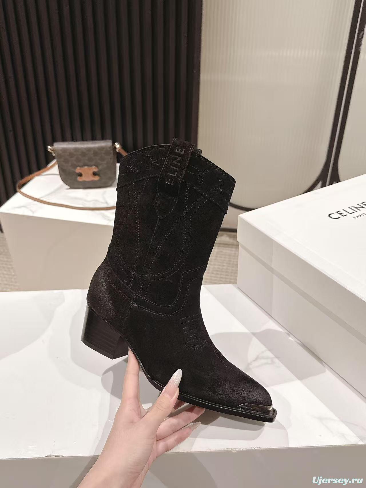 CELINE Fashion Boots 2025 SS Collection with Arch of Triumph Logo - LY00440