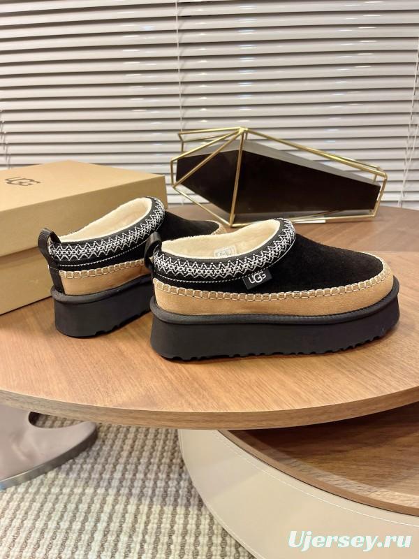 UGG Ethnic Tazz Series Thickened Heightening Slippers One-Step On - MJ00220