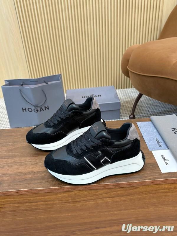 Hogan H-STRIPES Series Couple Thick Sole Dad Shoes Airship Sneakers - AS00350