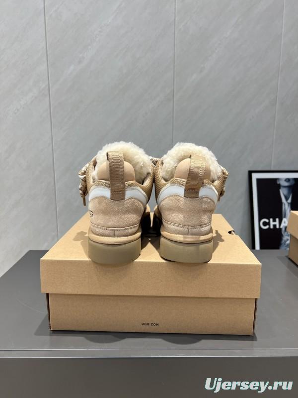 UGG Platform Loafers Series Round Toe Chunky Sole Casual Shoes - MJ00270